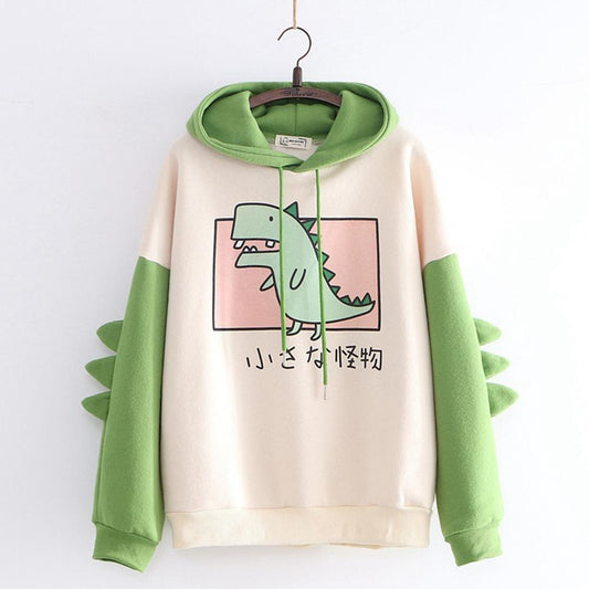 Dinosaur Oversized Cartoon Hoodie