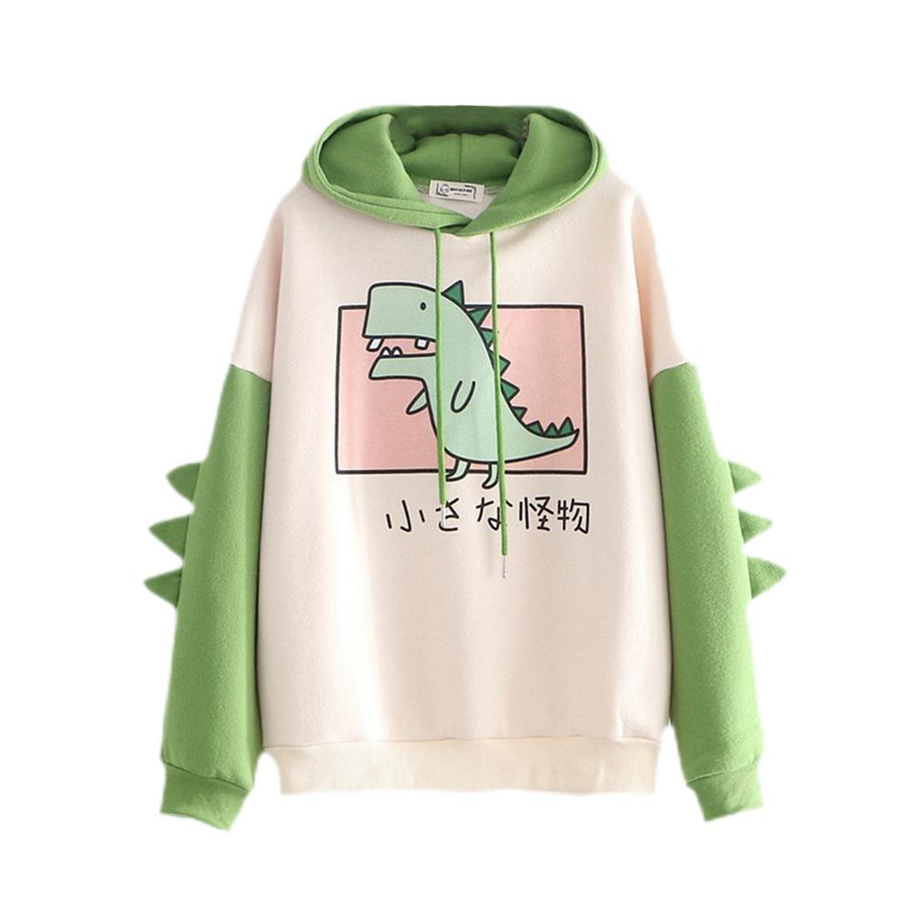 Dinosaur Oversized Cartoon Hoodie