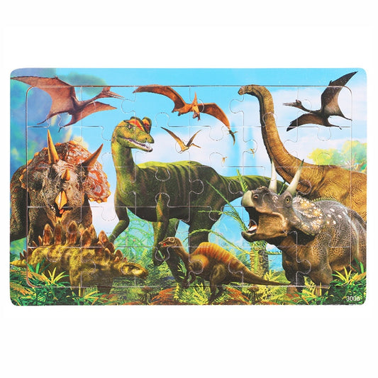 Dinosaurs City  Wooden Preschool