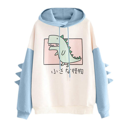 Dinosaur Oversized Cartoon Hoodie