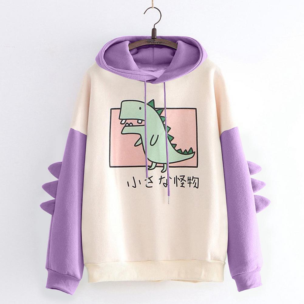 Dinosaur Oversized Cartoon Hoodie