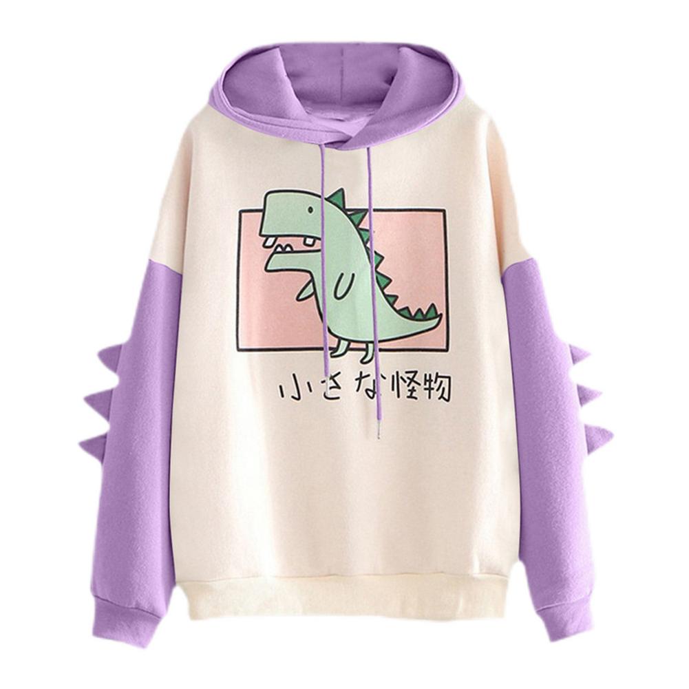 Dinosaur Oversized Cartoon Hoodie