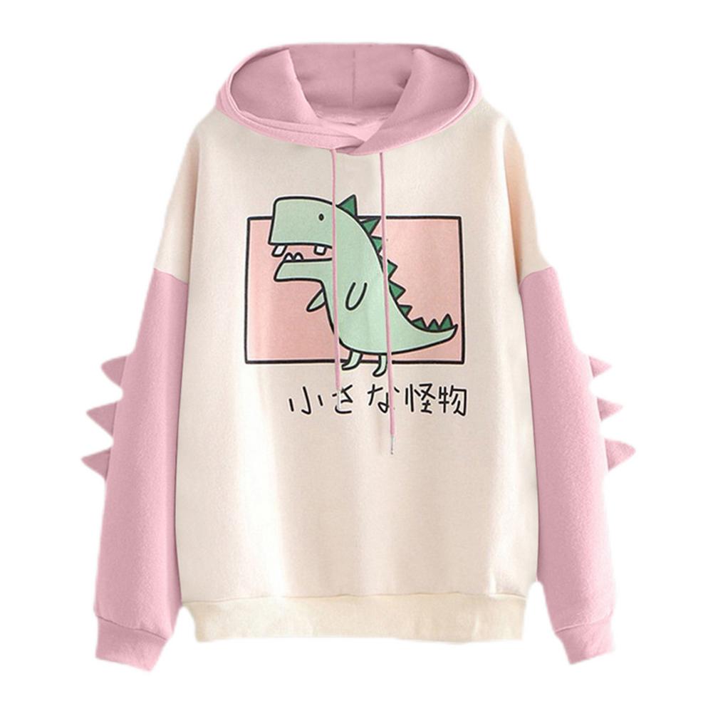 Dinosaur Oversized Cartoon Hoodie