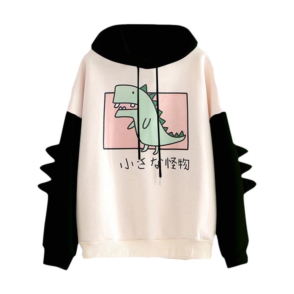 Dinosaur Oversized Cartoon Hoodie