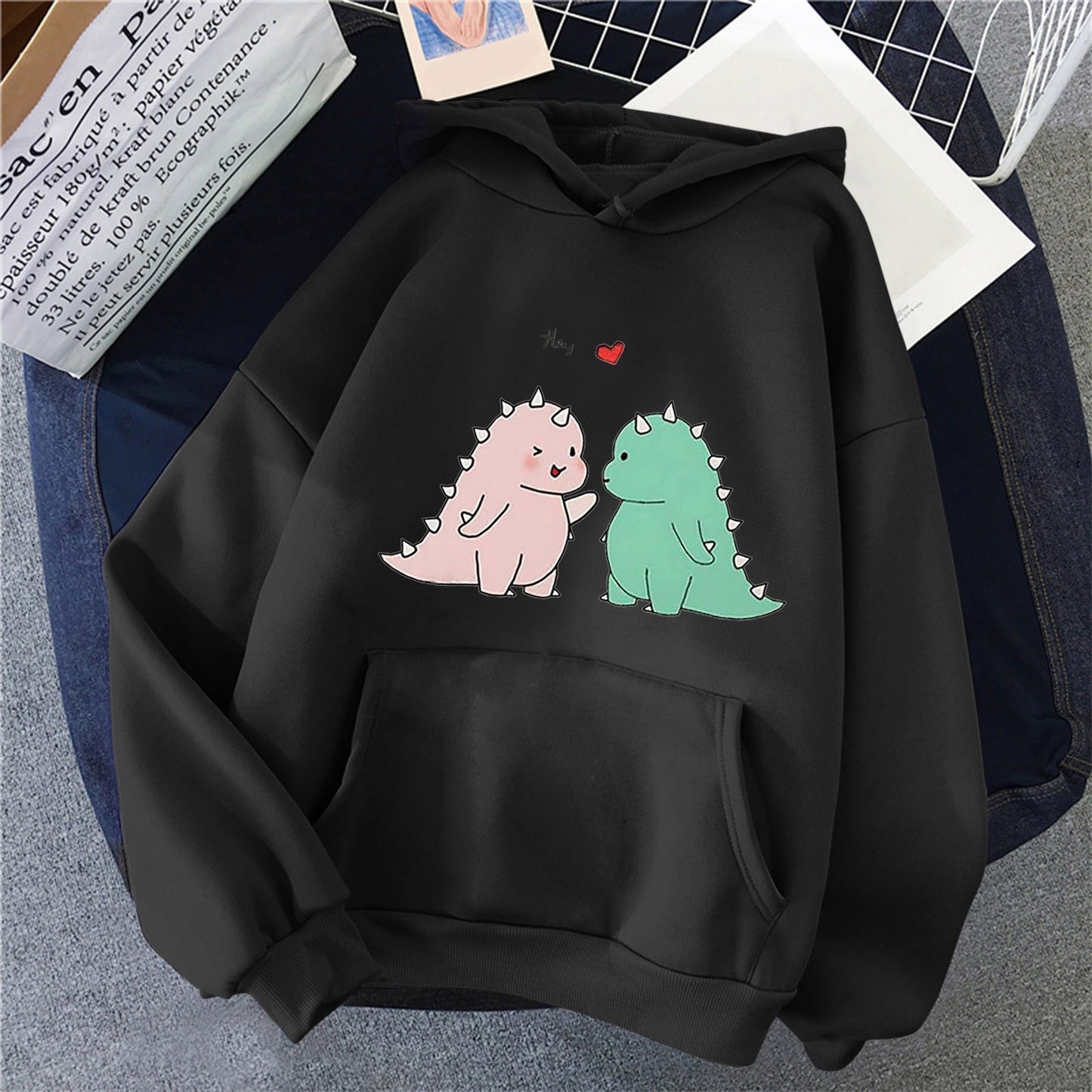 Winter Casual Vintage Korean Pullovers Sweatshirts