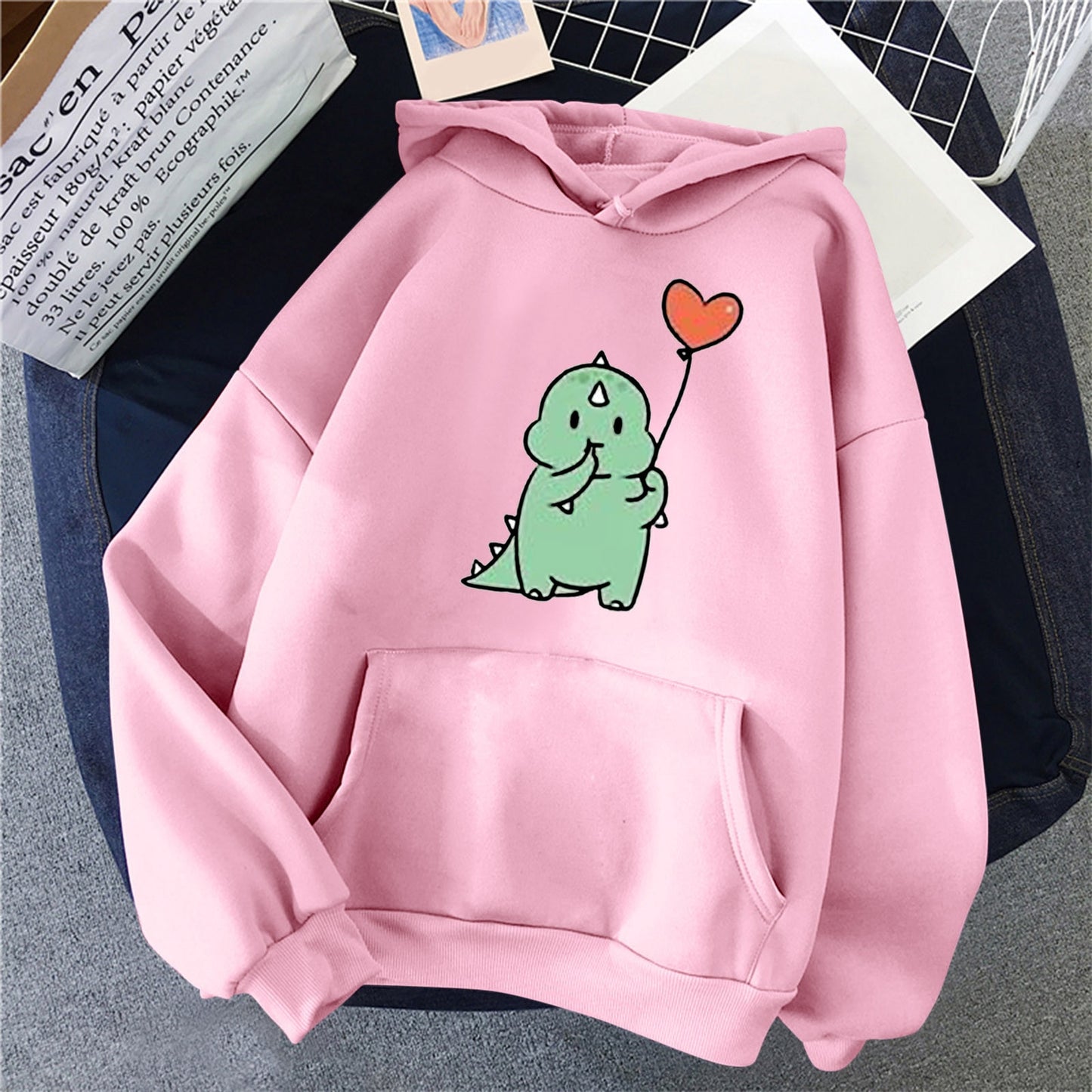 Winter Casual Vintage Korean Pullovers Sweatshirts