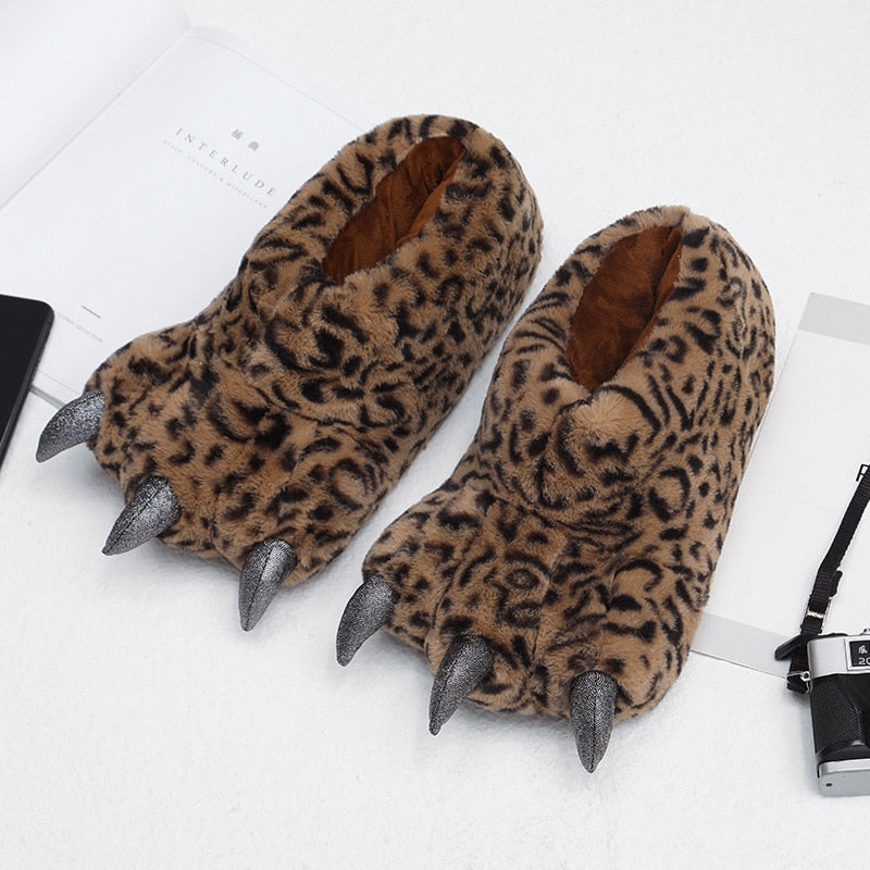 Funny Unisex Animal Paw Slippers Shoes