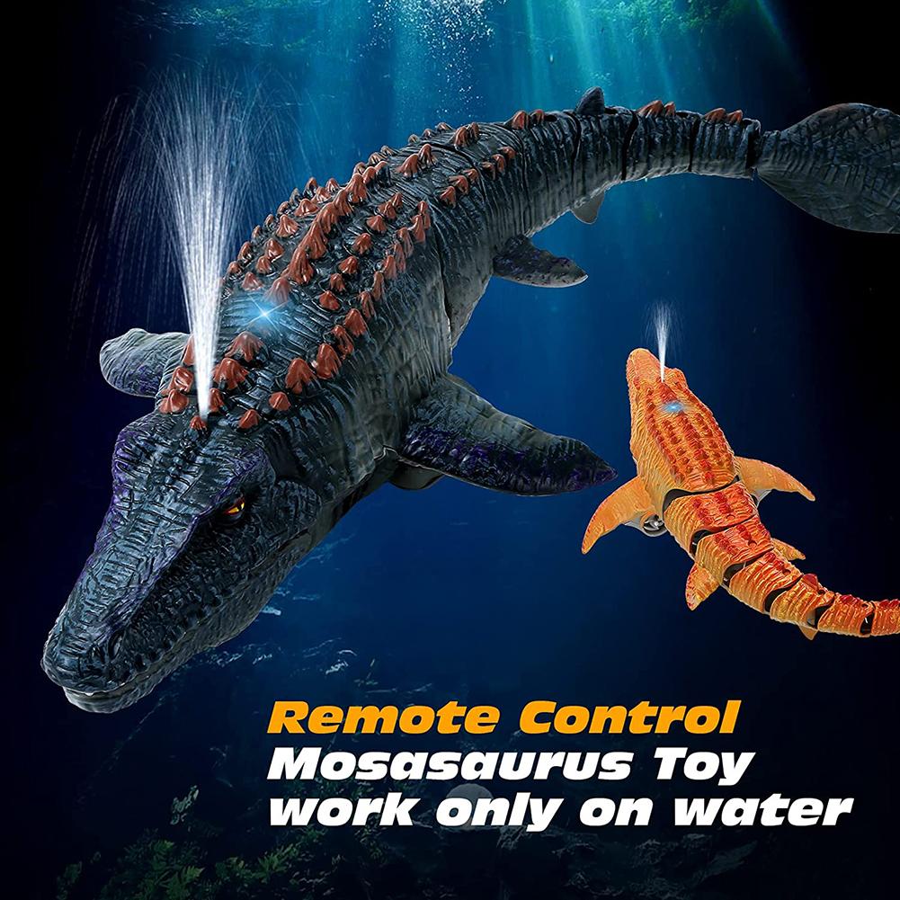 Dinosaurs City: 2.4G Remote Control Mosasaurus Diving Dinosaur Toy for Kids