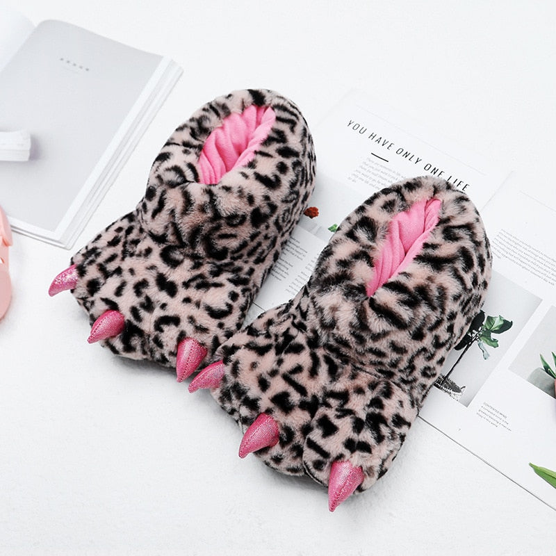 Funny Unisex Animal Paw Slippers Shoes