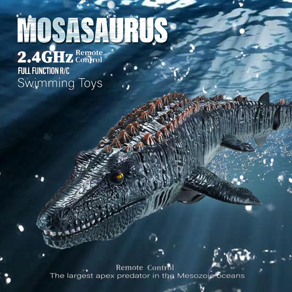 Dinosaurs City: 2.4G Remote Control Mosasaurus Diving Dinosaur Toy for Kids